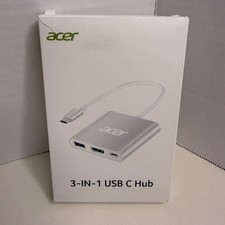 Acer 3-in-1 USB-C Hub HDMI USB 3.0 PD 100W ODK3A0 Open Box