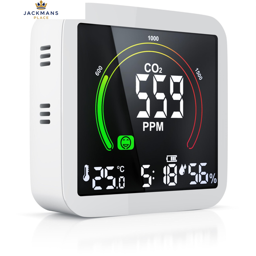 Brandson - CO2 Detector, Co2 Monitor Carbon Dioxide Detector Alarm, B B