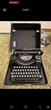 Antique 1930s Classic Underwood Portable Typewriter thumbnail