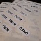 Stikins Name Labels for School Clothing Etc 'FLITTON' x 72