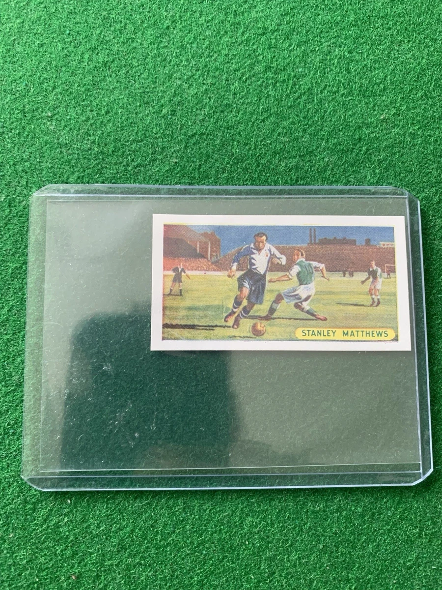 STANLEY MATTHEWS, RARE 1993 FOOTBALL ROOKIE CARD ONZE MONDIAL
