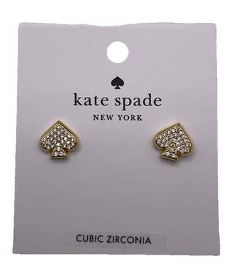 Kate Spade Earring Everyday Spade Pave Studs Gold Earrings Women Jewelry Gift