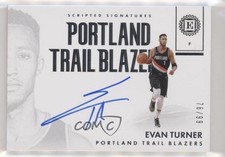 2017-18 Panini Encased Scripted Signatures 76/99 Evan Turner #SS-ETN Auto s3g