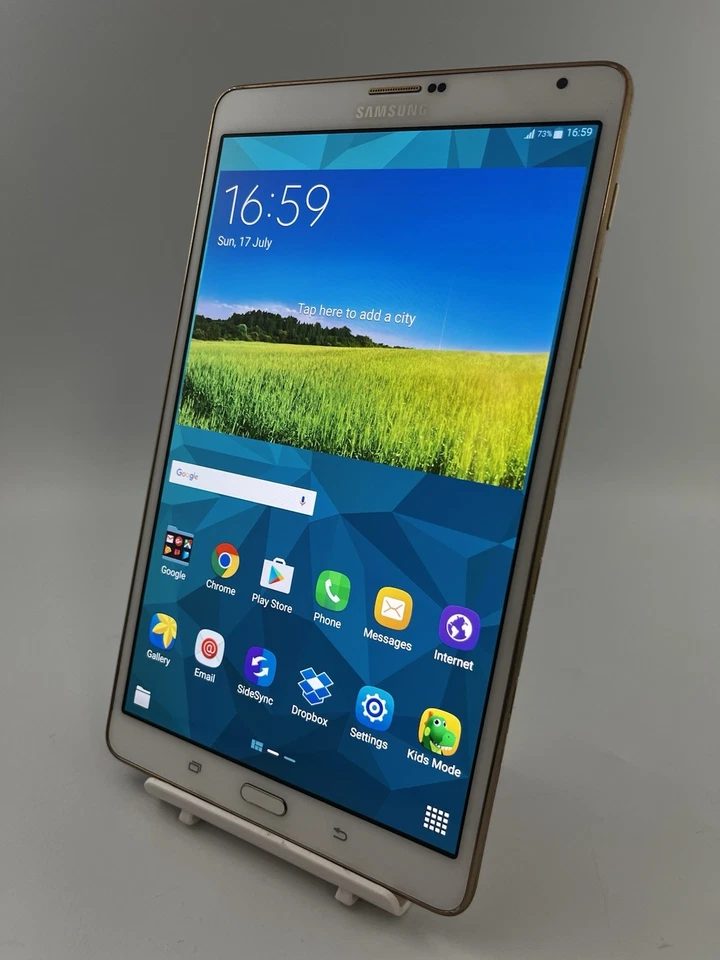 Samsung Galaxy Tab S SM-T705 White Unlocked  16GB 8.4" Android Tablet #i02 - Image 3 of 4