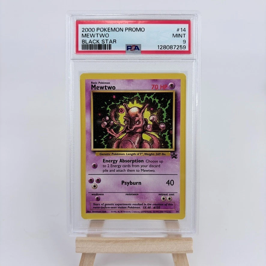 Mewtwo Pokémon TCG Professional Sports Authenticator (PSA) Grade 9