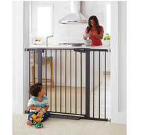 36" Extra Tall Pet Dog Gate 29.7" to 48" Wide For Doors and Entryways New, Open