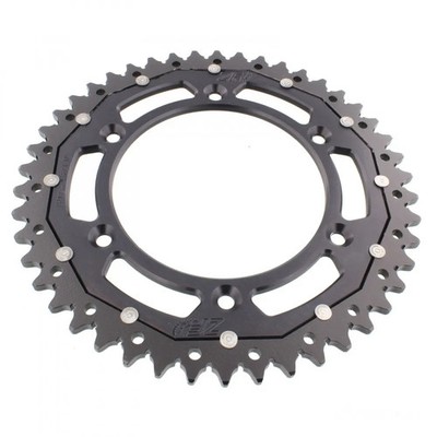 Kettenrad Alu schwarz 46-Zähne 520-Teilung für KTM EGS 620 LC4 Dakar Bj. 1995