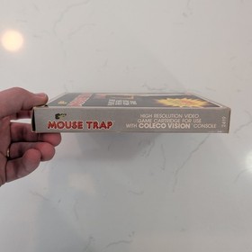 Mouse Trap (Colecovision, 1982) Box, Manual, Overlays, Reg Card, & Cartridge 