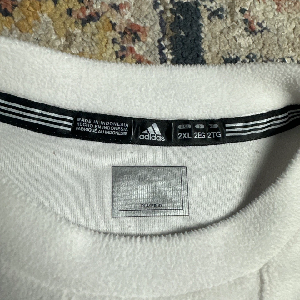 Sudadera ADIDAS para hombre adulto talla 2XL blanca/naranja Tennessee Vols cuello redondo Foto 3 de 4