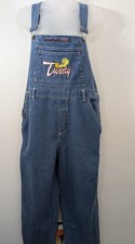 Vintage Looney Warner Bros Tweety Bird Overalls/Bibs 97 Medium Embroidered Retro