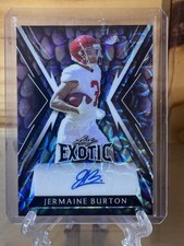 2023 Jermaine Burton /2 Auto RC Leaf Exotic Rookie Autograph