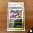 Rayquaza 128/124 Black & White Dragons Exalted Brazil Pokemon Card Manafix PSA 6