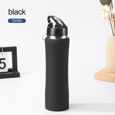 750ml Straw Thermal Bottle Double-layer Stainless Steel Sports Water Bottle UK