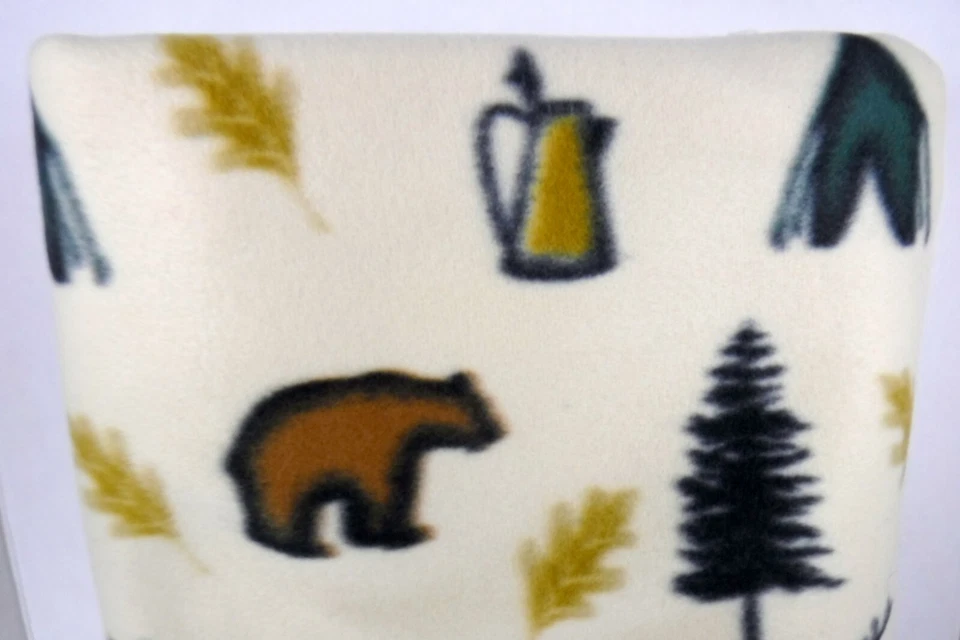 Manual Woodworkers and Weavers Blanket Throw Fleece Sherpa Camp Lodge 62 x 50 - Image 4 of 4