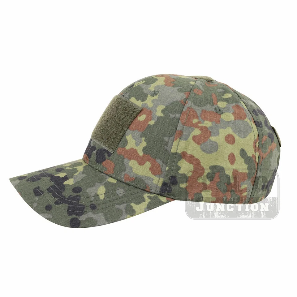 Flecktarn Tactical Army Hat Adjustable Baseball Cap Visor Hat - Image 2 of 4