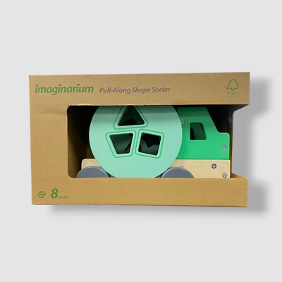 Imaginarium Blue Shape Sorter Pull to Play Blocks