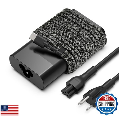 2025 New Slim HP 65W USB C Laptop Charger AC Adapter Replacement for HP Spect