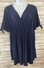 New NWT Lane Bryant Size 22 24 Navy Blue Dress J348