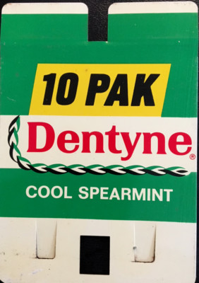 Vintage Metal 10 Pak Dentyne Cool Spearmint Gum Rack Sign 1970-1980. | eBay