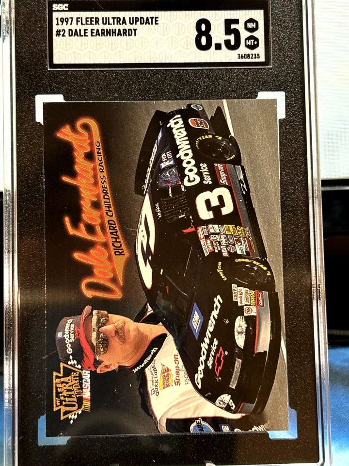 1997 Fleer Dale Earndardt SR/2023 Prizm Danny Chocolate Myers Bundle SGC 8.5-9.5 - Image 2 of 4