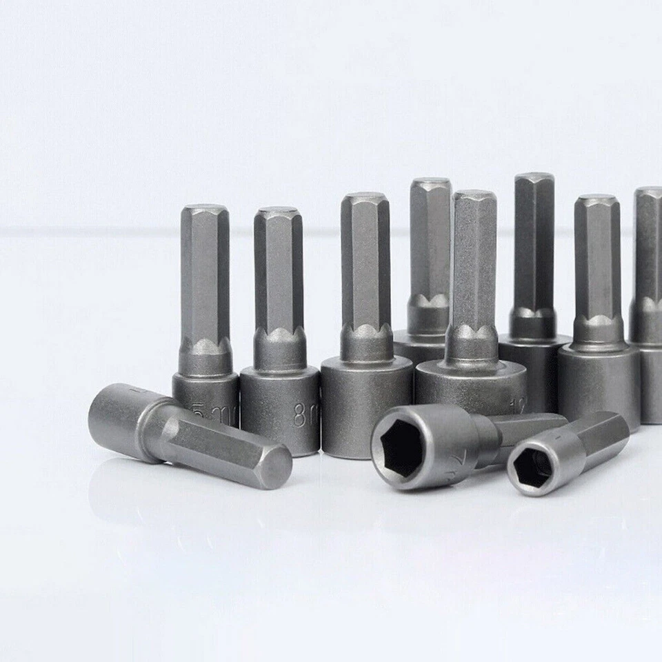 Impact Nut Screws Driver Socket 36mm Long Power Drill Bit 1/4" Hex Shank 4-13mm - Image 3 of 4