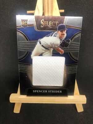 SPENCER STRIDER 2022 SELECT PATCH ROOKIE BASEBALL CARD #RJS-SS - ATLANTA BRAVES