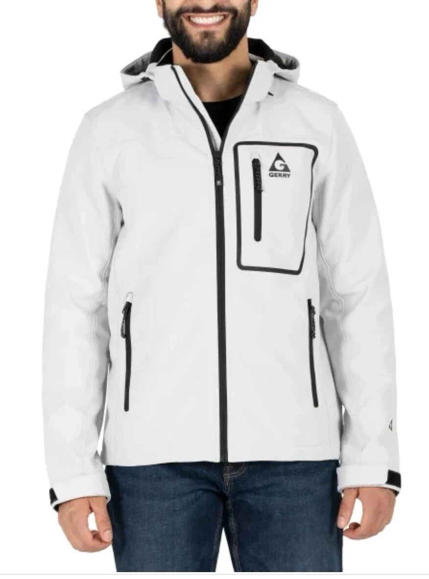 Gerry Men’s Softshell Jacket, Gray, Size L