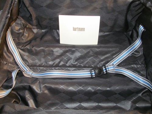 Hartmann schwarz Fischgrätmuster Kofferset, Handgepäck & passende Wochenend-Reisetasche, Neu mit Etikett - Bild 15 von 19