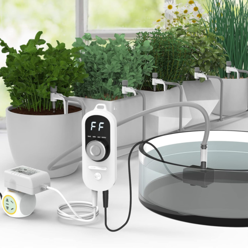 Drip Irrigation Kit,Big Power Automatic Watering System for Potted Plants-12 PCS