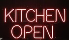 Neon Light Sign 32"x20" Kitchen Open Glass Beer Bar Artwork Decor Lamp