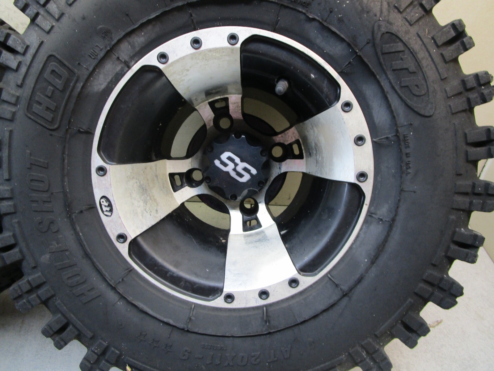 ITP SS 9" REAR RIMS & TIRES! suzuki ltz400 honda trx450r suzuki ltr450