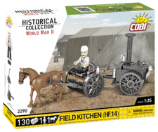 Cobi 2290 Field Kitchen HF. 14 130 Teile 1 Figur Feldküche