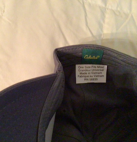 Cappello da baseball regolabile Cabela's Club grigio con logo ricamato giallo - Foto 7 di 7