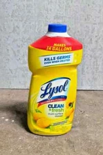 Lysol All Purpose Cleaner, Complete Clean, Lemon Breeze Scent, Makes 14 Gallons