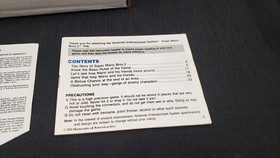 SUPER MARIO BROS 2 NINTENDO NES VIDEO GAME MANUAL INSTRUCTION BOOKLET ONLY