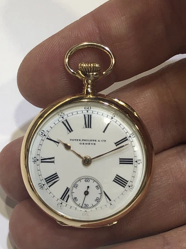 Patek Philippe Taschenuhr, 18k, 27/30mm