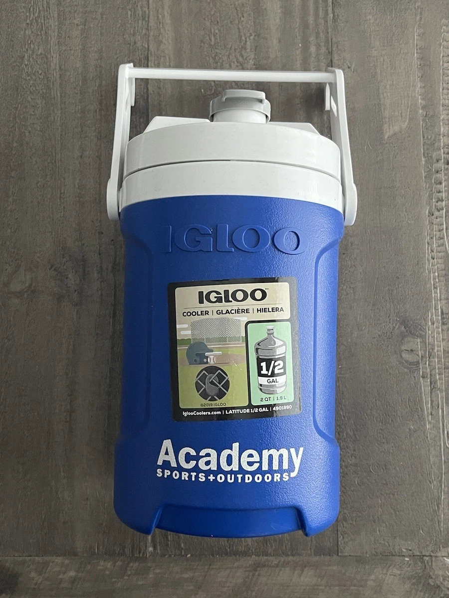 Igloo Academy Sports Latitude 1 2 Gallon Cooler in Majestic Blue Open Box