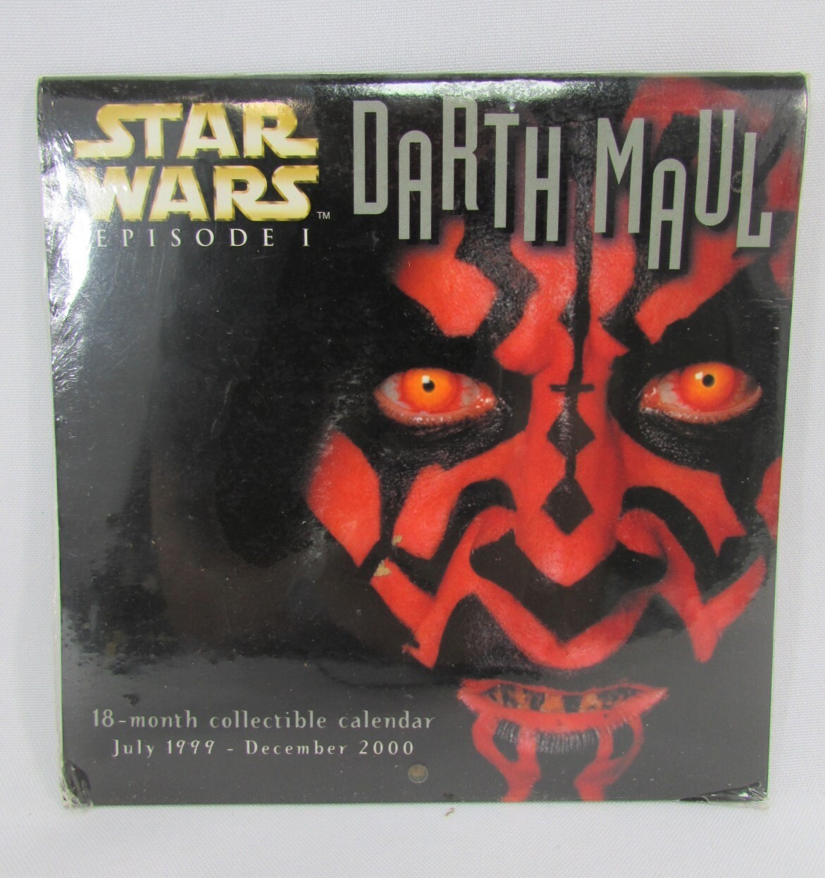 Star Wars Episode 1 Darth Maul 18-month collectible calendar July 1999-Dec  2000 | eBay