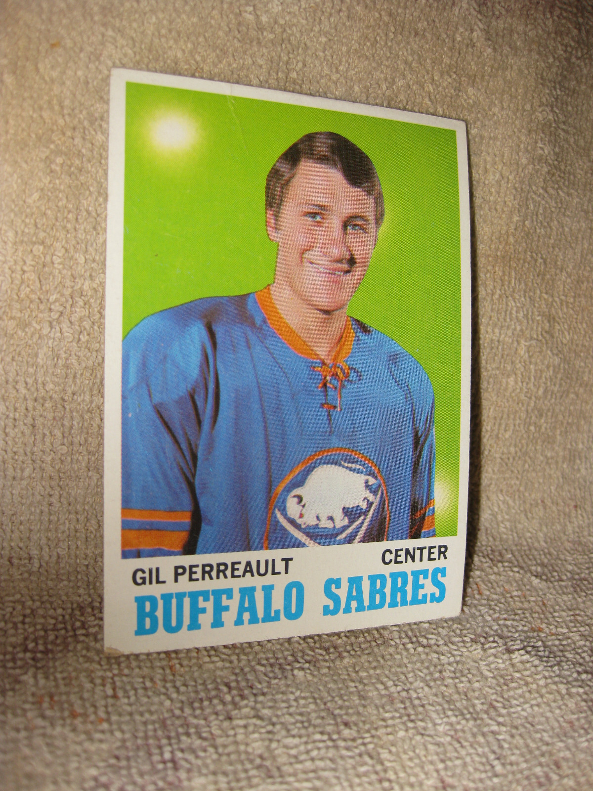 1970-71 Topps #131 Gil Perreault Rookie Buffalo Sabres NHL hockey Excellent