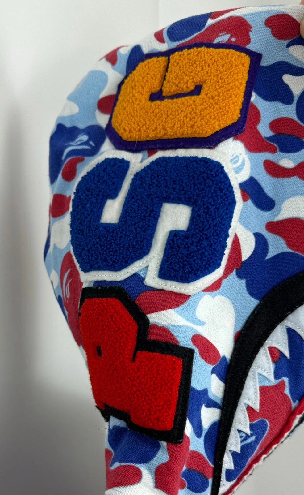 A BATHING APE (BAPE) Felpa con cappuccio uomo Bape x PSG Shark full zip edizione limitata taglia S 19032407