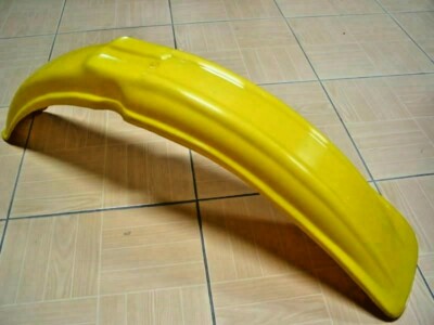 Suzuki PE175 PE250 RM100 RM125 RM250 RM400 Kotflügel vorne gelb NEU Aftermarket