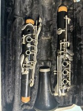 Bundy Resonite Clarinet By Selmer With Hard Carrying Case Untested 4