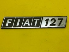 Fiat 127 Rear Trunk Emblem Stemma Genuine NOS