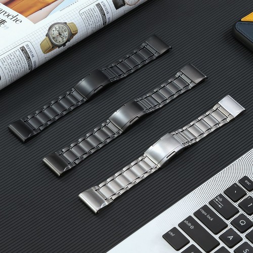 Titanium Alloy Watchband Strap for Garmin Fenix 7X 6 6x Pro 5 5x Plus Band - Zdjęcie 4 z 14
