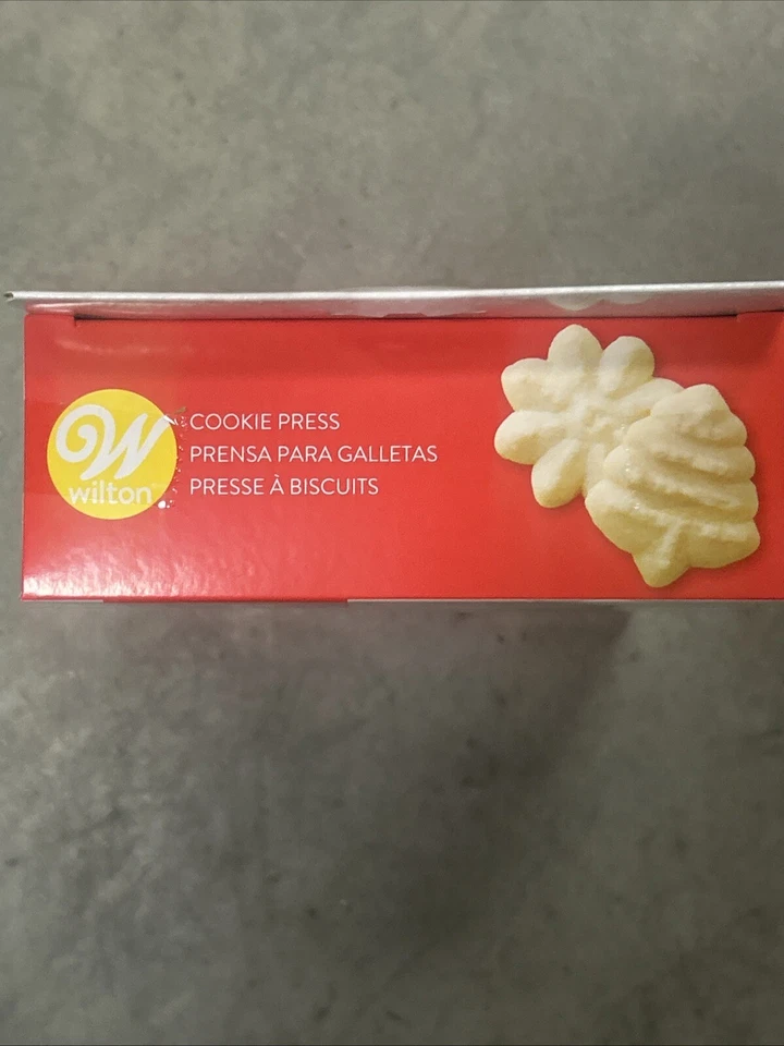 WILTON Cookie Press Box Set Spritz Cookie 12 Discs Complete Baking Cooking Foto 3 de 4