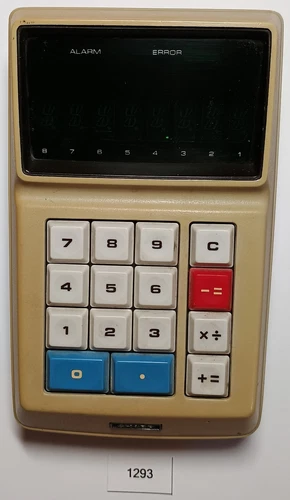 1293 Taschenrechner SHARP EL-8 1970 datecode
