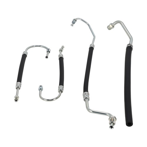 Front Power Steering Valve Cylinder Hose Kit For Chevy Corvette V8 1963-1979 New - Picture 9 of 12