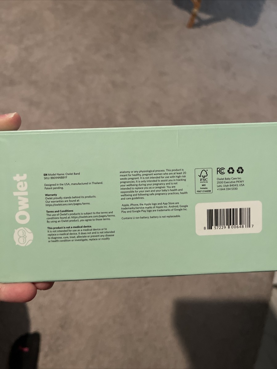 Owlet BB01NNBBYF Fetal Belly Monitor Band for sale online