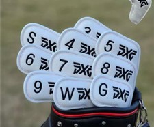  MAGNETIC PXG Iron Head Cover 10Pcs 4-W, G, S, L White 