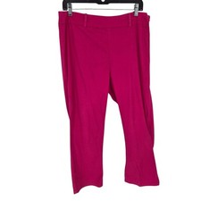 Fresh produce womens size large pink casual pants cotton blend side zip